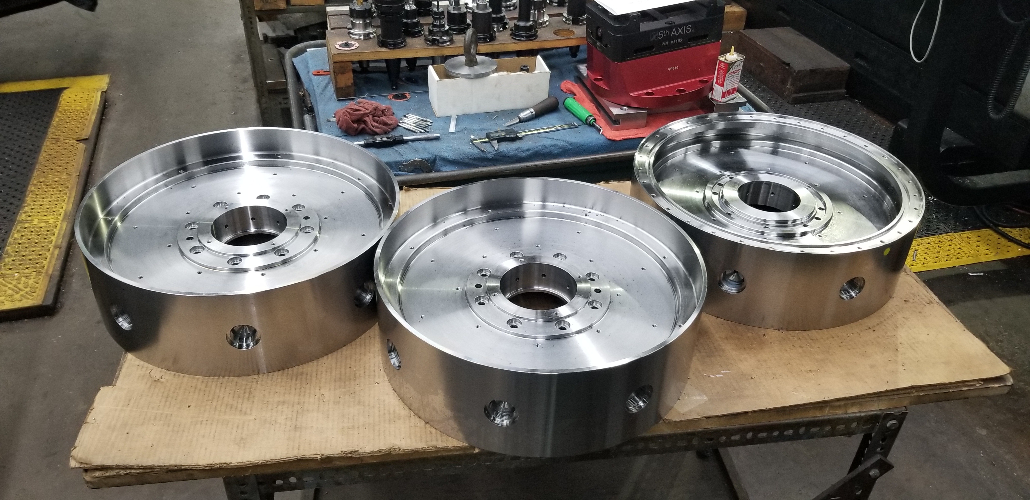 Finished PEMCO machined components