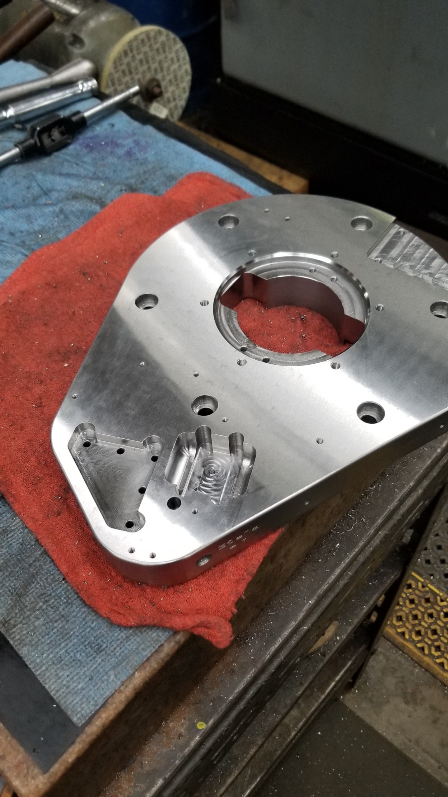 PEMCO machined plate component