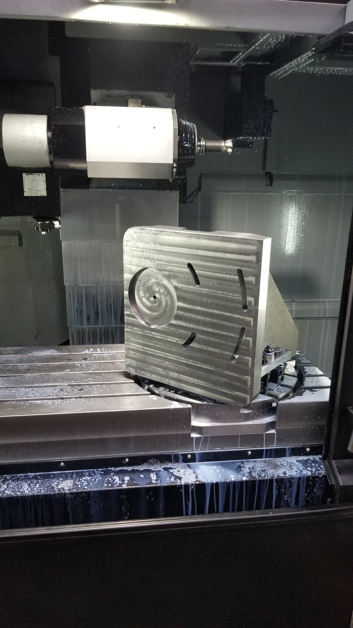 PEMCO machined block setup