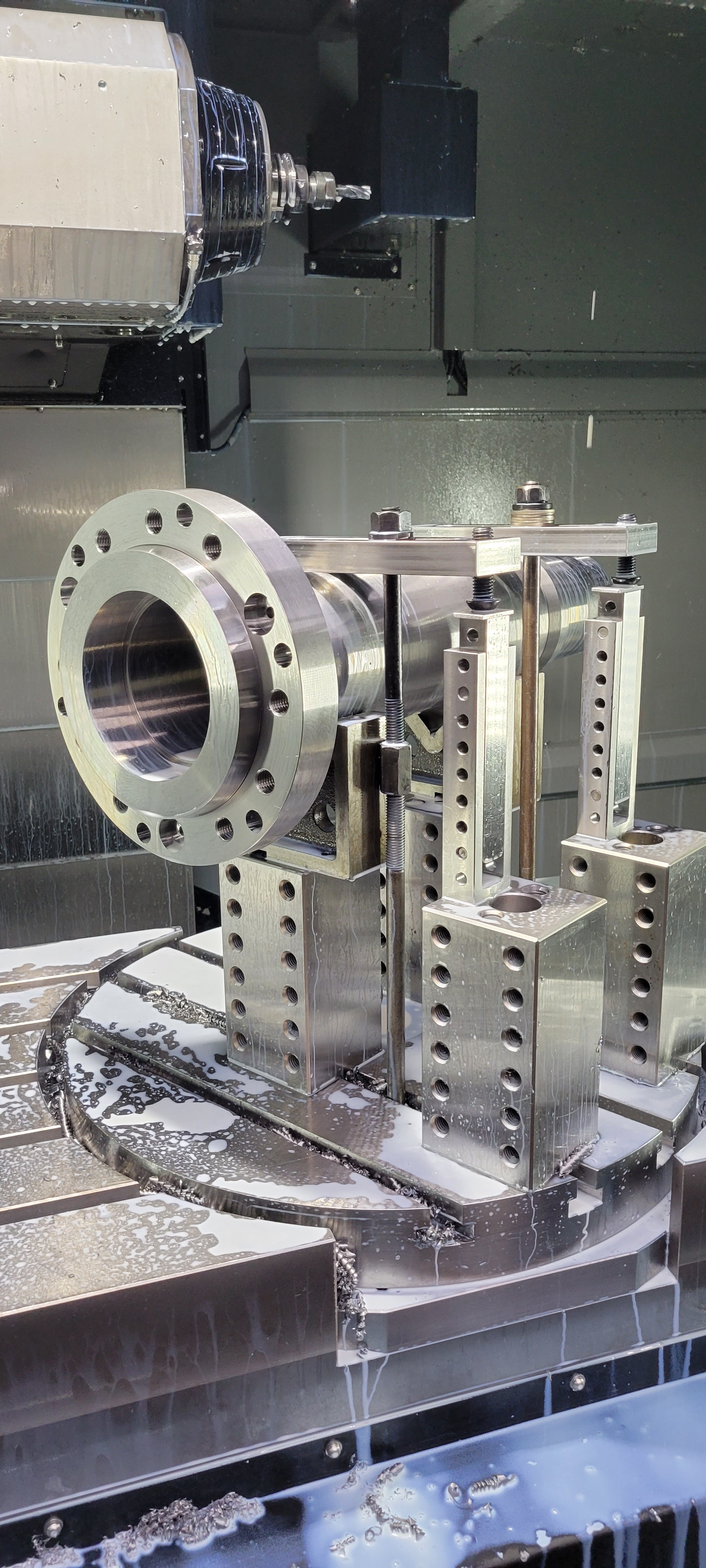 Complex PEMCO fixture in process