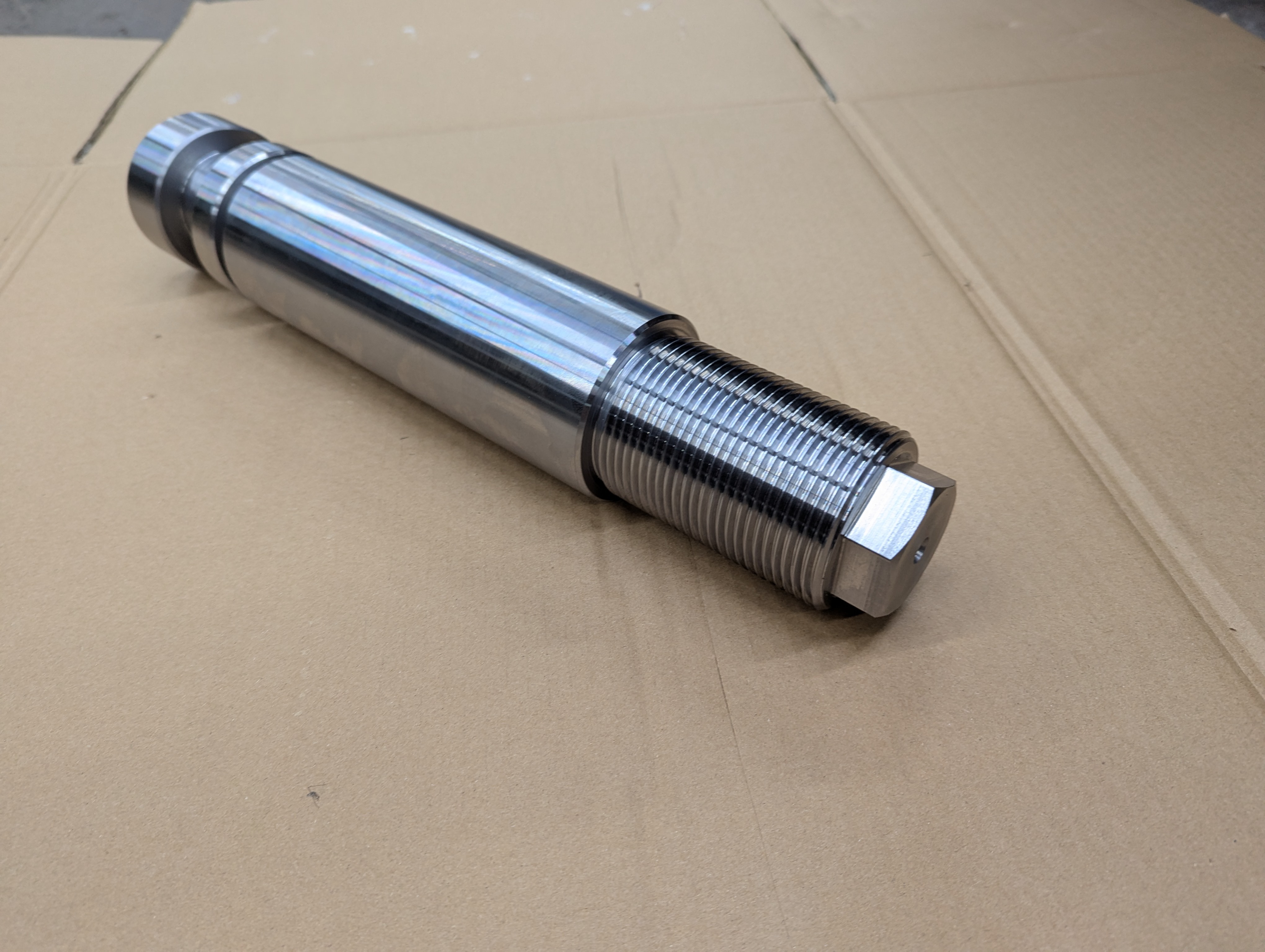 Finished PEMCO threaded machined part